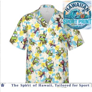 Funny Invader Zim Gir Tropical Summer Hawaiian Shirt