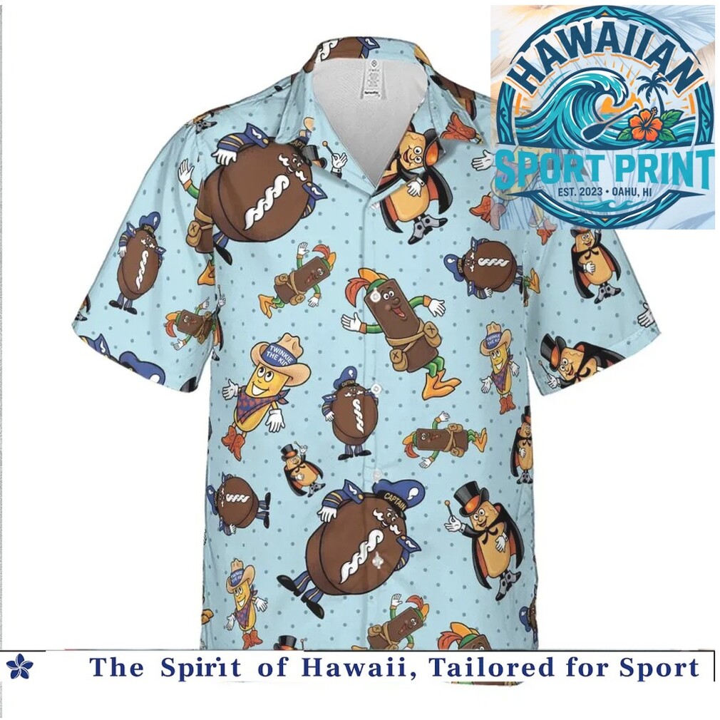 Funny Twinkie Football Character Cartoon Hawaiian Shirt Funny Twinkie Football Character Cartoon Hawaiian Shirt