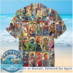 G.I. Joe Vintage Comic Action Heroes Retro Hawaiian Shirt