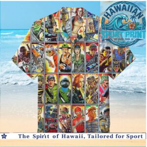 G.I. Joe Vintage Comic Action Heroes Retro Hawaiian Shirt