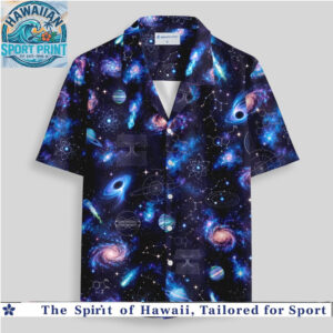 Galaxy Space Astronomy Universe Science Hawaiian Shirt