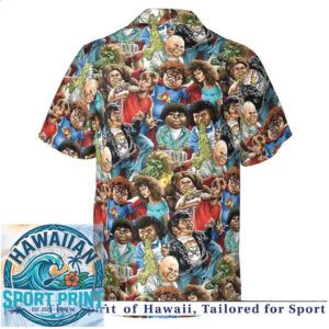 Garbage Pail Kids Retro Gross Out Cartoon Hawaiian Shirt