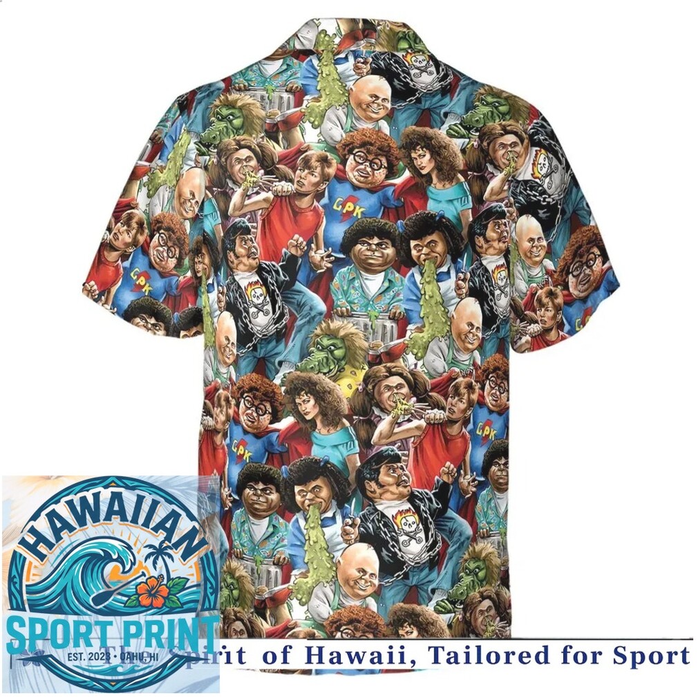 Garbage Pail Kids Retro Gross Out Cartoon Hawaiian Shirt Garbage Pail Kids Retro Gross Out Cartoon Hawaiian Shirt