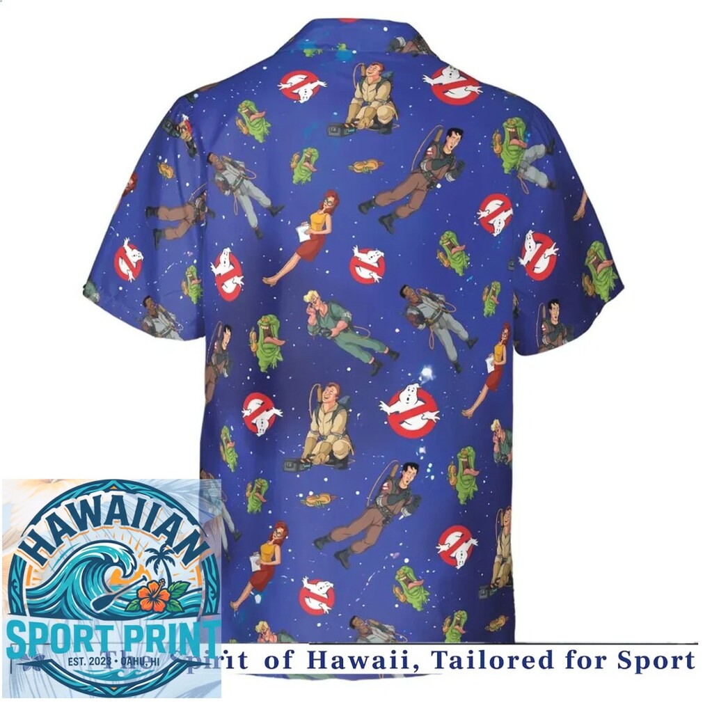 Ghostbusters Retro Characters Movie Tropical Hawaiian Shirt Ghostbusters Retro Characters Movie Tropical Hawaiian Shirt