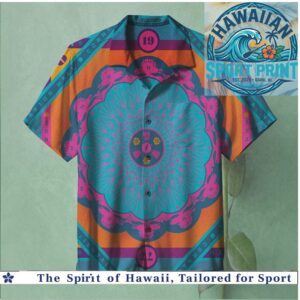 Grateful Dead Barton Hall Psychedelic Mandala Music Hawaiian Shirt