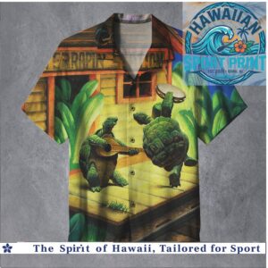 Grateful Dead Terrapin Station Turtles Music Band Hawaiian Shirt