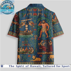 Greek Mythology Odyssey Cyclopes Ancient Art Hawaiian Shirt