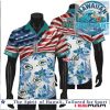 Godzilla Vs Mothra Epic Battle Vintage Sunset Graphic Hawaiian Shirt Godzilla Vs Mothra Epic Battle Vintage Sunset Graphic Hawaiian Shirt