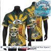Green Bay Packers Flower Garden Pattern Summer Aloha Hawaiian Shirt Green Bay Packers Flower Garden Pattern Summer Aloha Hawaiian Shirt