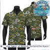 Green Bay Packers Flower Garden Pattern Summer Aloha Hawaiian Shirt Green Bay Packers Flower Garden Pattern Summer Aloha Hawaiian Shirt