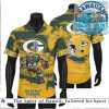 Green Bay Packers Logo Floral Pattern Summer Aloha Hawaiian Shirt Green Bay Packers Logo Floral Pattern Summer Aloha Hawaiian Shirt