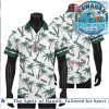 Green Bay Packers Parrot Tropical Leaves Aloha Hawaiian Shirt Green Bay Packers Parrot Tropical Leaves Aloha Hawaiian Shirt