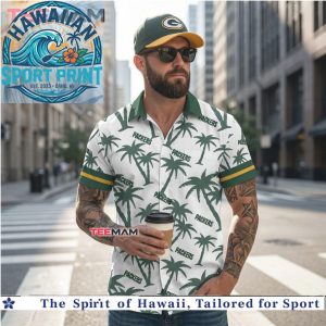 Green Bay Packers Palm Tree Beach Summer Hawaiian Shirt