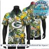 Green Bay Packers Palm Tree Beach Summer Hawaiian Shirt Green Bay Packers Palm Tree Beach Summer Hawaiian Shirt