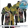 Green Bay Packers Sunset Palm Tree Gradient Summer Hawaiian Shirt Green Bay Packers Sunset Palm Tree Gradient Summer Hawaiian Shirt