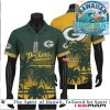 Green Bay Packers Tie Dye Palm Tree Beach Summer Hawaiian Shirt Green Bay Packers Tie Dye Palm Tree Beach Summer Hawaiian Shirt
