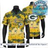 Green Bay Packers Tribal Pattern Summer Hawaiian Shirt Green Bay Packers Tribal Pattern Summer Hawaiian Shirt