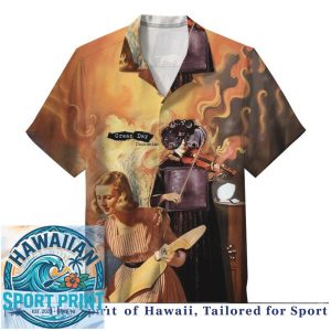 Green Day Alternative Rock Band Graphic Hawaiian Shirt