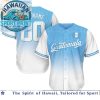 Honduras Custom Name Blue Gradient Baseball Jersey Honduras Custom Name Blue Gradient Baseball Jersey