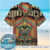 Grateful Dead Skull Clock Tropical Hawaiian Shirt Grateful Dead Skull Clock Tropical Hawaiian Shirt