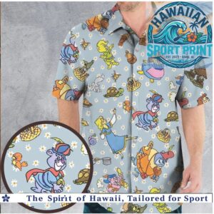 Hanna Barbera Classic Cartoon Characters Retro Vintage Hawaiian Shirt