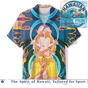 Hawkwind Space Ritual Psychedelic Rock Band Hawaiian Shirt