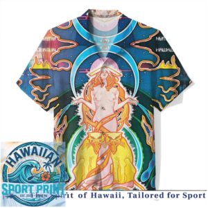 Hawkwind Space Ritual Psychedelic Rock Band Hawaiian Shirt