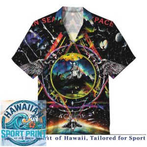 Hawkwind Space Rock Band Psychedelic Album Art Hawaiian Shirt