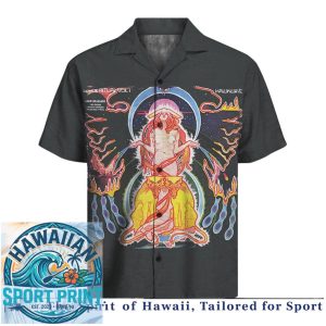 Hawkwind Space Rock Psychedelic Cosmic Art Vintage Hawaiian Shirt
