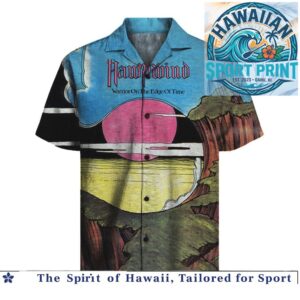Hawkwind Warrior On The Edge Of Time Album Art Hawaiian Shirt