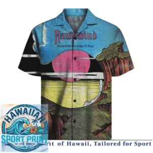 Hawkwind Warrior On The Edge Of Time Album Art Hawaiian Shirt