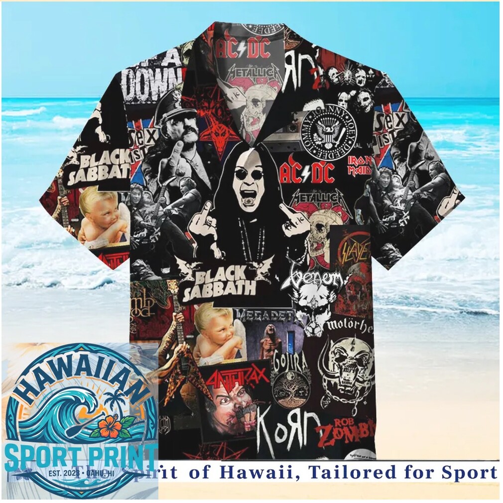 Heavy Metal Bands Rock Legends Ozzy Metallica Black Sabbath Hawaiian Shirt Heavy Metal Bands Rock Legends Ozzy Metallica Black Sabbath Hawaiian Shirt