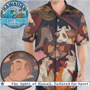 Holy Bible Nativity Scene Christmas Religious Christian Hawaiian Shirt