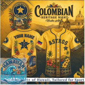 Houston Astros Colombian Heritage Night Baseball Jersey