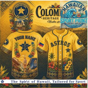 Houston Astros Colombian Heritage Night Baseball Jersey