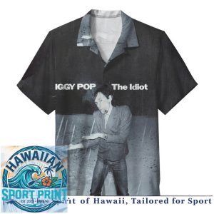 Iggy Pop Blah Blah Blah The Idiot Punk Rock Music Hawaiian Shirt