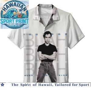 Iggy Pop Blah Blah Blah The Idiot Punk Rock Music Hawaiian Shirt