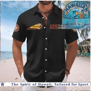 Indian Motorcycle 125th Anniversary Native American Biker Hawaiian Shirt