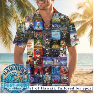 Iron Maiden Album Cover Collage Vintage Tropical Shirt