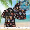 Elvis Presley Rock and Roll Black and White Hawaiian Shirt Elvis Presley Rock and Roll Black and White Hawaiian Shirt