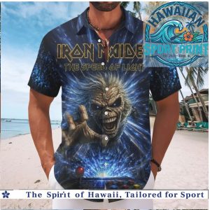 Iron Maiden The Speed of Light Heavy Metal Rock Band Hawaiian Shirt