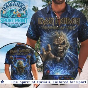 Iron Maiden The Speed of Light Heavy Metal Rock Band Hawaiian Shirt