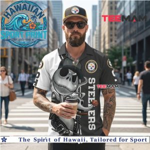 Jack Skellington Nightmare Before Christmas Steelers Hawaiian Shirt