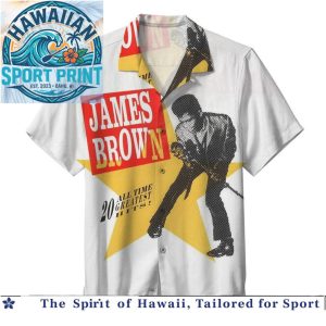 James Brown Soul Music Greatest Hits Hawaiian Shirt