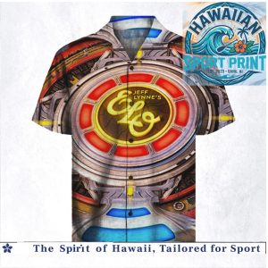 Jeff Lynne's ELO Sci Fi Graphic Music Summer Hawaiian Shirt