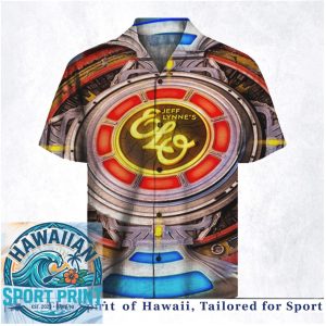 Jeff Lynne's ELO Sci Fi Graphic Music Summer Hawaiian Shirt
