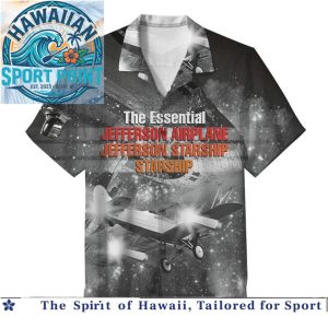 Jefferson Airplane Classic Rock Band Vintage Airplane Hawaiian Shirt