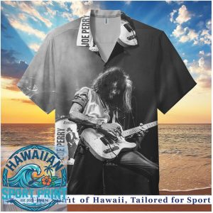 Joe Perry Rock Guitarist Concert Music Legend Hawaiian Shirt