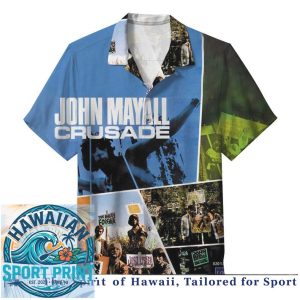 John Mayall Blues Breakers Classic Rock Album Hawaiian Shirt