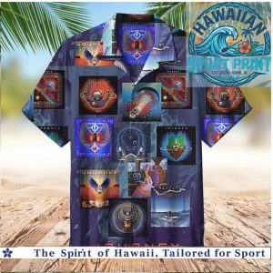 Journey Band Classic Rock Albums Collage Music Hawaiian Shirt